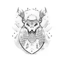 a logo for me and my friend roommate tattoo design idea