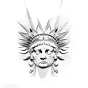 scales, lady liberty, unique, libra, detailed tattoo design idea