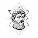 marcus aurelius tattoo design idea