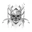 A tattoo that combines elements of literature, music, and art tattoo design idea