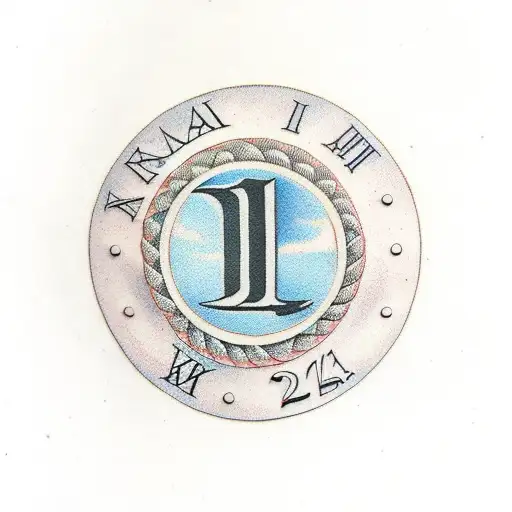 Roman numerals: 12, 14 and 22. tattoo design idea