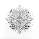 Roman numerals: 12, 14 and 22. tattoo design idea