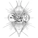 relojes dali tattoo design idea