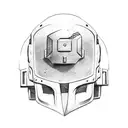 army helmet  tattoo design idea
