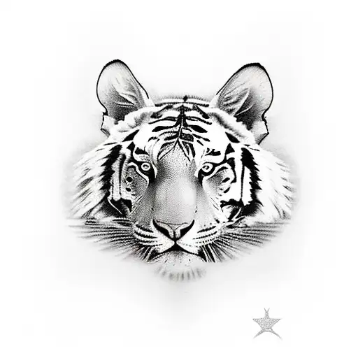 Create a stunning realism tattoo sleeve for my arm featuring a majestic tiger and lush jungle background at the top, ski tattoo design idea