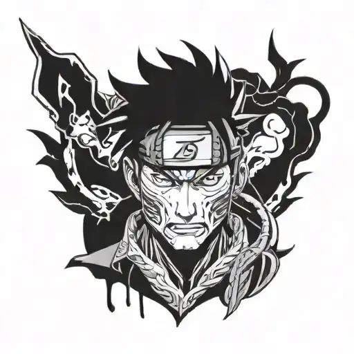 shinigami the naruto tattoo design idea