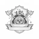 Create a tattoo that symbolizes your occupation as a Health and Physical Education Teacher. tattoo design idea