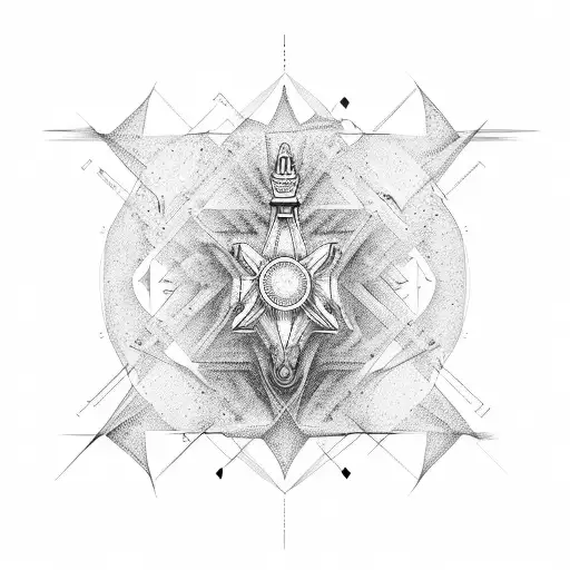 quantum physics tattoo design idea