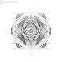 quantum physics tattoo design idea