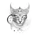 photo camera tattoo design idea