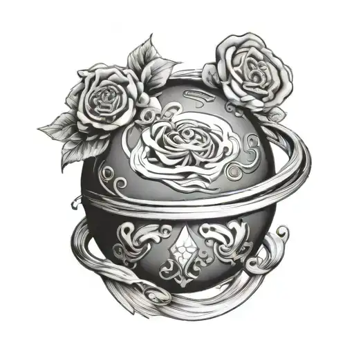 vivienne westwood orb tattoo design idea