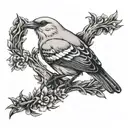 mockingbird with Eminem mockingbird lyrics   tattoo design idea
