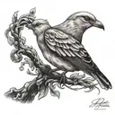 mockingbird with Eminem mockingbird lyrics   tattoo design idea