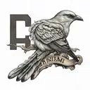 mockingbird with Eminem mockingbird lyrics   tattoo design idea