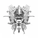inca warrior tattoo design idea