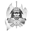 inca warrior tattoo design idea