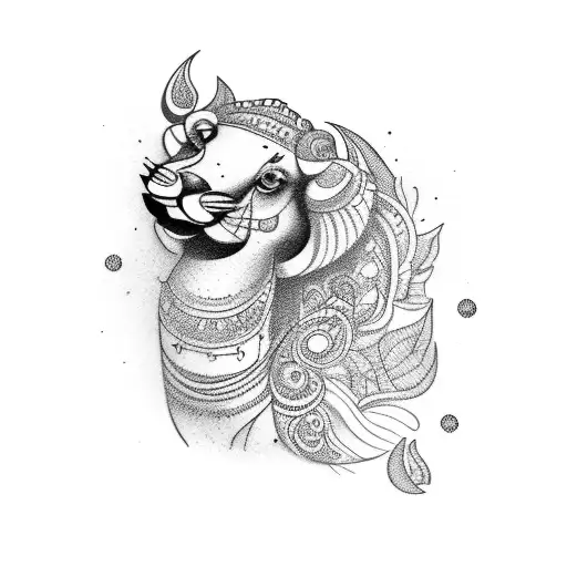 shyam ji tattoo design idea