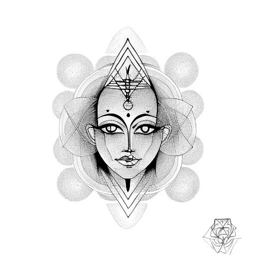 chakras femme  tattoo design idea