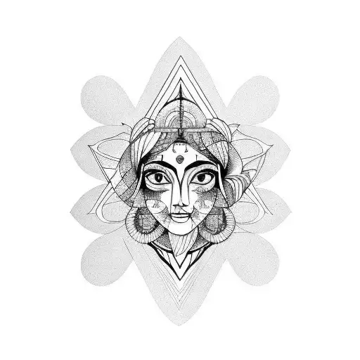 chakras femme  tattoo design idea