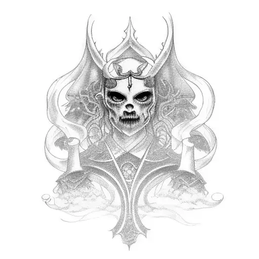 Renna from elden ring  tattoo design idea