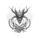Renna from elden ring  tattoo design idea
