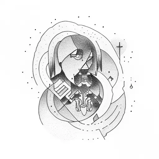 hiker with tattoos tattoo design idea