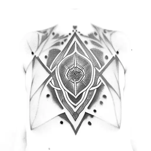 cover up tattoo for a black birthmark on chest tattoo design idea