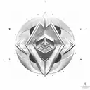 heimdall symbol tattoo design idea