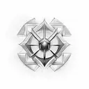 heimdall symbol tattoo design idea