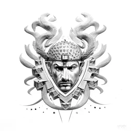 roman empire tattoo design idea