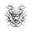 roman empire tattoo design idea