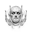 roman empire tattoo design idea