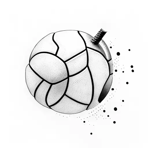 volleyball player nike tattoo design idea
