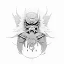 tengu tattoo design idea