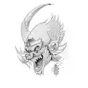 tengu tattoo design idea