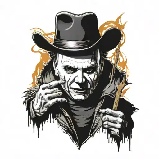 Michael Myers Halloween tattoo design idea