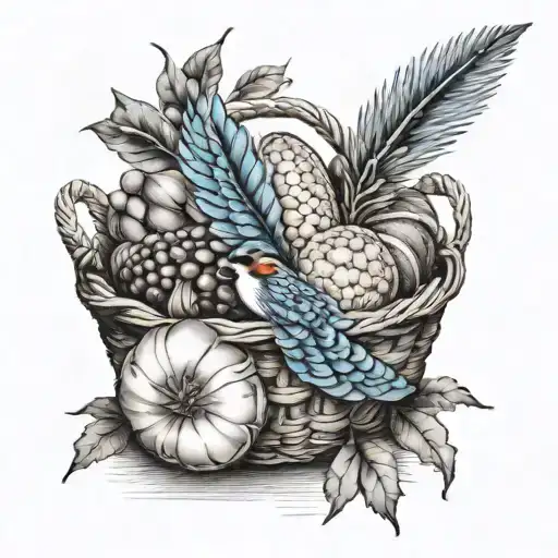 choctaw basket   tattoo design idea