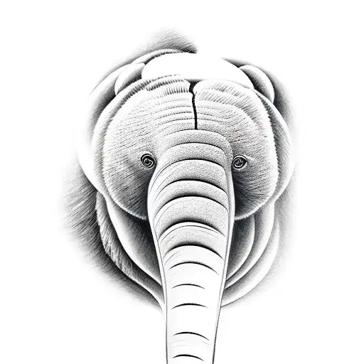 bear, elephant, horse  tattoo design idea