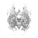 bio-mechanical sleeve  tattoo design idea