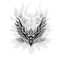 fenix tattoo design idea