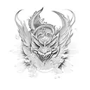 fenix tattoo design idea