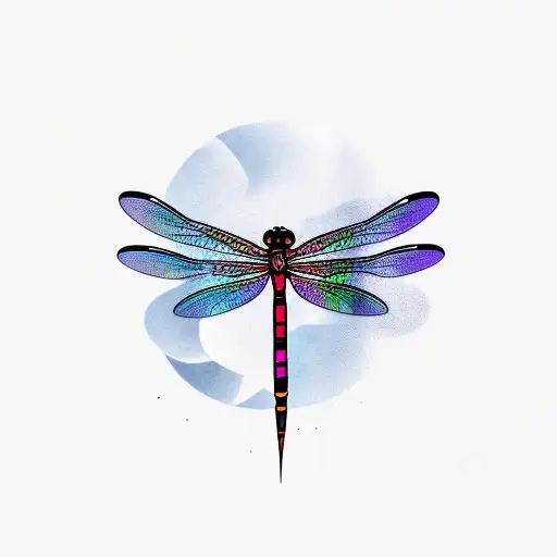 dragonfly tattoo design idea