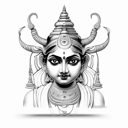 lakshmi tattoo design idea