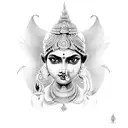 lakshmi tattoo design idea