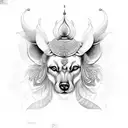 lakshmi tattoo design idea