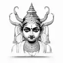 lakshmi tattoo design idea