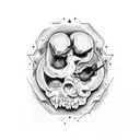  a tattoo that indicates patience, brawl and brains with strong will  tattoo design idea