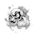 a tattoo that indicates patience, brawl and brains with strong will  tattoo design idea