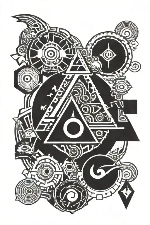 gravity falls drawing symbols tattoo design idea