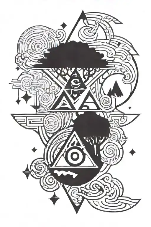 gravity falls drawing symbols tattoo design idea